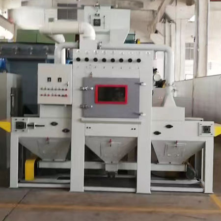 高效汽車部件表面處理，輸送式自動噴砂機(jī)來幫忙