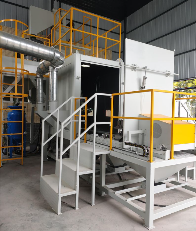 全自動(dòng)噴砂機(jī) 實(shí)現(xiàn)無人化高效生產(chǎn)